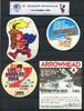 Olympische Sommerspiele Los Angeles 1984 Olympische Sommerspiele Los Angeles 1984 4 Sponsoren Aufkleber 4 Sponsoren Aufkleber -