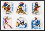 Olympische Sommerspiele Los Angeles 1984 Olympische Sommerspiele Los Angeles 1984 Sponsoren Sticker Maskottchen Sponsoren Sticker Maskottchen -