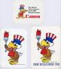 Olymp. Spiele Los Angeles 1984 Olymp. Spiele Los Angeles 1984 3 Maskottchen-Aufkleber 3 Maskottchen-Aufkleber -