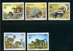 Lesotho Lesotho 228-232 postfrisch Wildtiere MiNr. 228-232 postfrisch Wildtiere -
