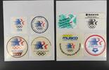 Olymp. Spiele Los Angeles 1984 Olymp. Spiele Los Angeles 1984 8 Sponsoren-Aufkleber 8 Sponsoren-Aufkleber -