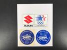 Olymp. Spiele Los Angeles 1984 Olymp. Spiele Los Angeles 1984 3 Sponsoren-Aufkleber SUZUKI, NIVEA 3 Sponsoren-Aufkleber SUZUKI, NIVEA -
