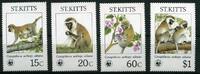 St. Kitts St. Kitts 184-187 postfrisch Affen MiNr. 184-187 postfrisch Affen -