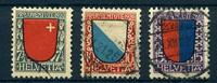 Schweiz Schweiz 153-155 gestempelt MiNr. 153-155 gestempelt -