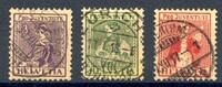 Schweiz Schweiz 133-135 gestempelt MiNr. 133-135 gestempelt -