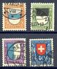 Schweiz Schweiz 175-178 gestempelt MiNr. 175-178 gestempelt -