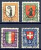 Schweiz Schweiz 185-188 gestempelt MiNr. 185-188 gestempelt -