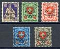Schweiz SDN Schweiz SDN 21-25 z gestempelt Kurzsatz MiNr. 21-25 z gestempelt Kurzsatz -