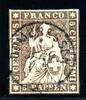 Schweiz Schweiz 13 II B ym gestempelt MiNr. 13 II B ym gestempelt -