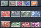 Schweiz Schweiz 447-459 gestempelt Pax-Satz MiNr. 447-459 gestempelt Pax-Satz -