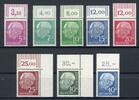 Bund Heuss lumogen Bund Heuss lumogen 179y-260y Oberrand postfrisch MiNr. 179y-260y Oberrand postfrisch -