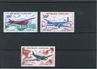 Gabun Gabun 273-275 postfrisch Flugzeug MiNr. 273-275 postfrisch Flugzeug -