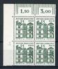 Berlin Berlin 243 DZ 12 postfrisch im 4er Block MiNr. 243 DZ 12 postfrisch im 4er Block -