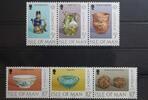 Großbritannien Isle of Man Großbritannien Isle of Man 82-87 postfrisch als 2 Dreierstreifen MiNr. 82-87 postfrisch als 2 Dreierstreifen -