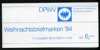 Bund DPWV Markenheftchen 1984 1233 gestempelt Bonn MiNr. 1233 gestempelt Bonn