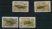 Turks und Caicos Turks und Caicos 777-80 postfrisch Leguan WWF MiNr. 777-80 postfrisch Leguan WWF -