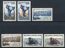 franz. Antarktisgebiete franz. Antarktisgebiete 2-7 mit Falz Robben, Pinguine MiNr. 2-7 mit Falz Robben, Pinguine -