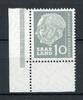 Saarland Saarland 386 postfrisch Eckrand unten links MiNr. 386 postfrisch Eckrand unten links -
