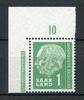 Saarland Saarland 380 postfrisch Eckrand oben links MiNr. 380 postfrisch Eckrand oben links -