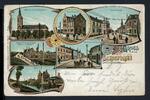 AK Schiefbahn Kreis Viersen Seidenfabrik Deuß & Oetker, u.v.m. 1908 gebraucht -