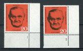 Berlin Berlin 197 postfrisch FN/ Formnummer 1 + 2 MiNr. 197 postfrisch FN/ Formnummer 1 + 2 -