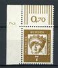 Berlin Berlin 200 DZ 2 ** Falz im Oberrand MiNr. 200 DZ 2 ** Falz im Oberrand -