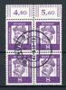 Berlin 4er Block Oberrand Berlin 4er Block Oberrand 201 gestempelt MiNr. 201 gestempelt -
