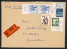 Berlin Berlin 290 DZ 12 u. A. auf Wertbrief Mischfrankatur MiNr. 290 DZ 12 u. A. auf Wertbrief Mischfrankatur -