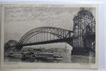 AK Düsseldorf Rheinbrücke 1922 gebraucht -