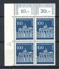 Berlin 4er Block mit Berlin 4er Block mit 290 DZ 12 postfrisch MiNr. 290 DZ 12 postfrisch -