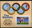 Gambia Gambia Block 38 postfrisch Olympiade 1988 MiNr. Block 38 postfrisch Olympiade 1988 -