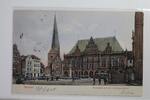 AK Bremen Marktplatz mit Liebfrauenkirche 1906 gebraucht -
