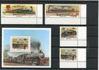 Bophuthatswana Bophuthatswana 865-868, Block 6 postfrisch Eisenbahn MiNr. 865-868, Block 6 postfrisch Eisenbahn -