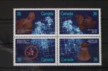 Kanada Kanada 1054-1057 postfrisch als Viererblock MiNr. 1054-1057 postfrisch als Viererblock -