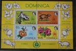Dominica Dominica Block 13 mit 337-340 postfrisch MiNr. Block 13 mit 337-340 postfrisch -