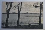 AK Waren i. M. Partie am Müritzsee mit Blick auf Waren 1909 gebraucht -