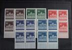 Berlin Berlin 286-290 postfrisch Viererblock vom Unterrand, waagerechte Paare MiNr. 286-290 postfrisch Viererblock vom Unterrand, waage -