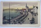 AK Düsseldorf Partie am Rhein 1911 gebraucht -