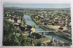 AK Graz Blick vom Schlossberg auf die drei Brücken 1954 gebraucht -