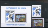 Benin Benin 512-513, Block 7 postfrisch Kolumbus MiNr. 512-513, Block 7 postfrisch Kolumbus -