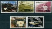 Guyana Guyana 3617-3621 postfrisch Eisenbahn MiNr. 3617-3621 postfrisch Eisenbahn -