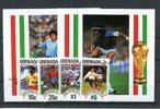 Grenada Grenada 2161-2164, Block 255-256 postfrisch Fußball MiNr. 2161-2164, Block 255-256 postfrisch Fußball -