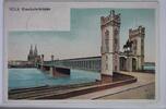 AK Köln am Rhein Eisenbahnbrücke 1907 gebraucht -