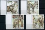 Somalia Somalia 855-858 Bogenrand postfrisch Elefanten MiNr. 855-858 Bogenrand postfrisch Elefanten -