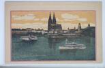 AK Köln am Rhein Rheinpartie ungebraucht -