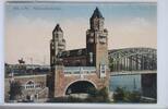 AK Köln am Rhein Hohenzollernbrücke ungebraucht -