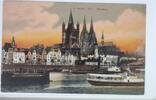 AK Köln Dom, St. Matin, Stapelhaus u. Frankenwerft 1911 gebraucht -
