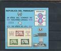 Paraguay Paraguay Block 283 postfrisch Vereinte Nationen MiNr. Block 283 postfrisch Vereinte Nationen -