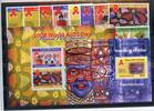Papua Neuguinea Papua Neuguinea 1359-1367, Block 71-72 postfrisch Aids-Bekämpfung MiNr. 1359-1367, Block 71-72 postfrisch Aids-Bekämpfung -