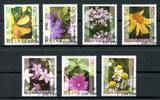 Schweiz Schweiz 1820-1826 A gestempelt Blumen MiNr. 1820-1826 A gestempelt Blumen -